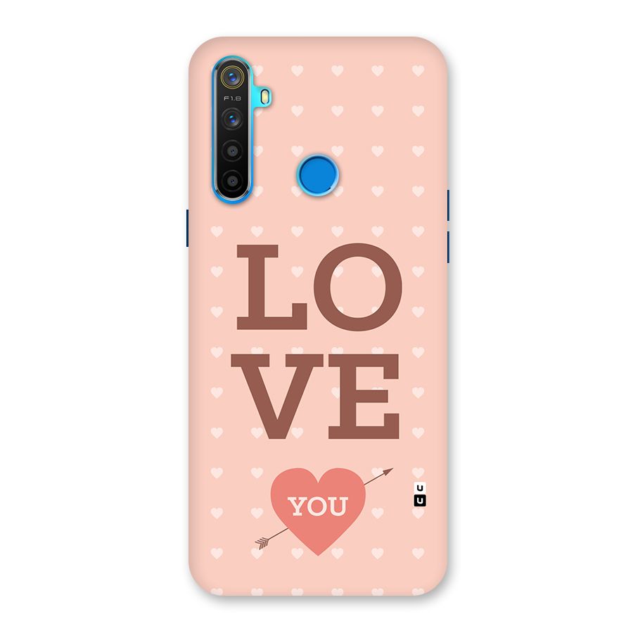 Love You Hearts Back Case for Realme 5s