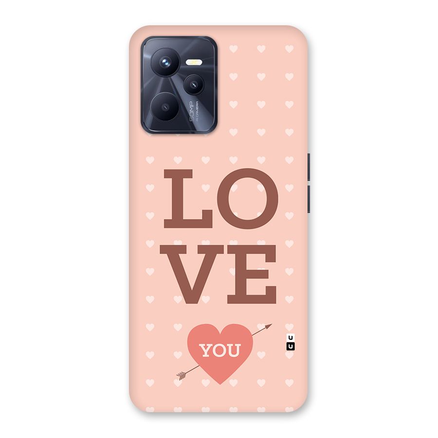 Love You Hearts Back Case for Realme C35