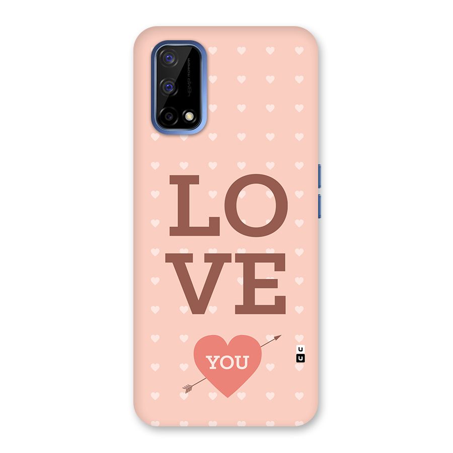 Love You Hearts Back Case for Realme Narzo 30 Pro