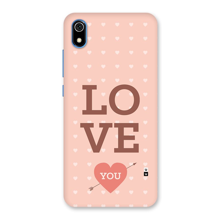 Love You Hearts Back Case for Redmi 7A