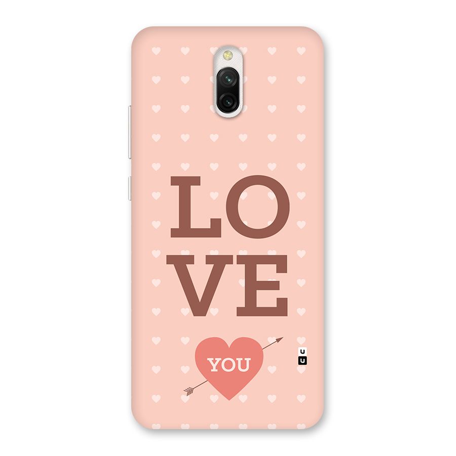 Love You Hearts Back Case for Redmi 8A Dual