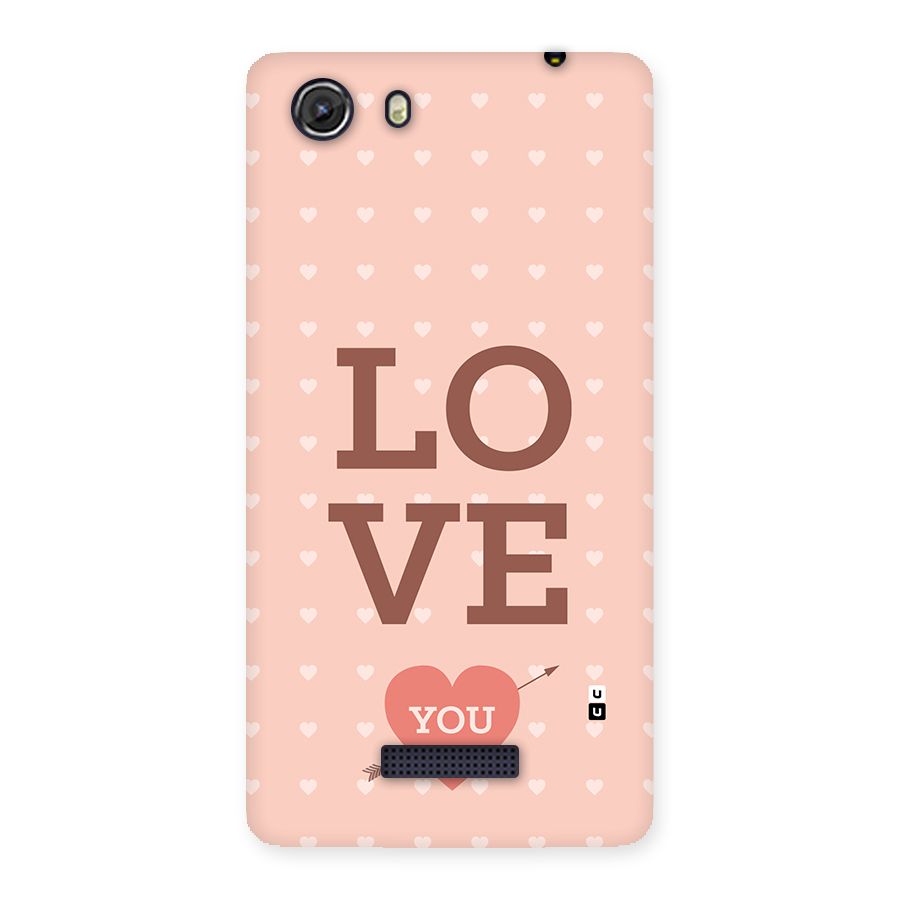 Love You Hearts Back Case for Unite 3