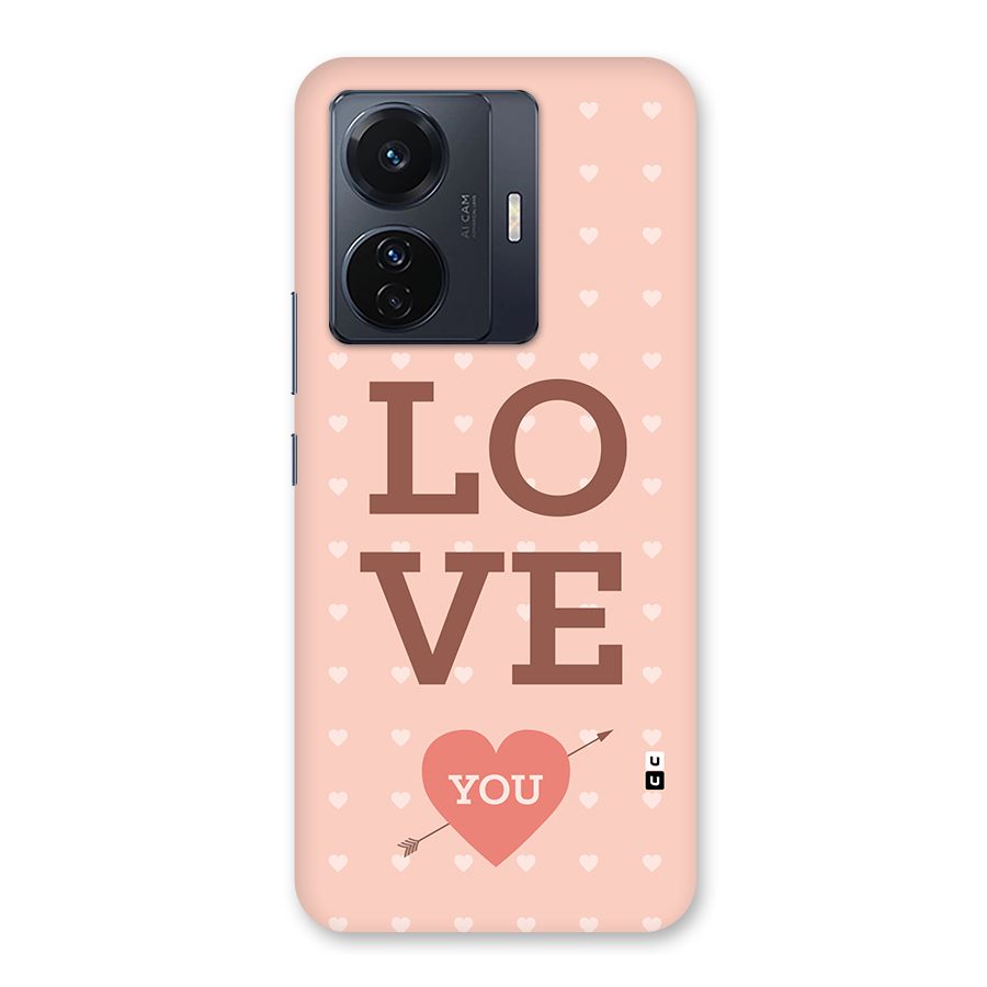 Love You Hearts Back Case for Vivo T1 Pro