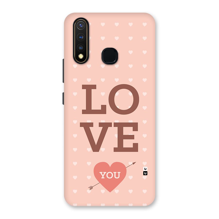 Love You Hearts Back Case for Vivo U20