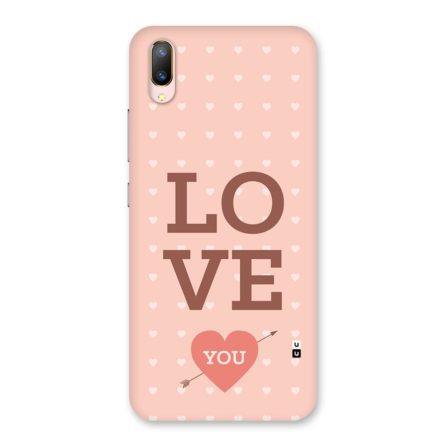 Love You Hearts Back Case for Vivo V11 Pro