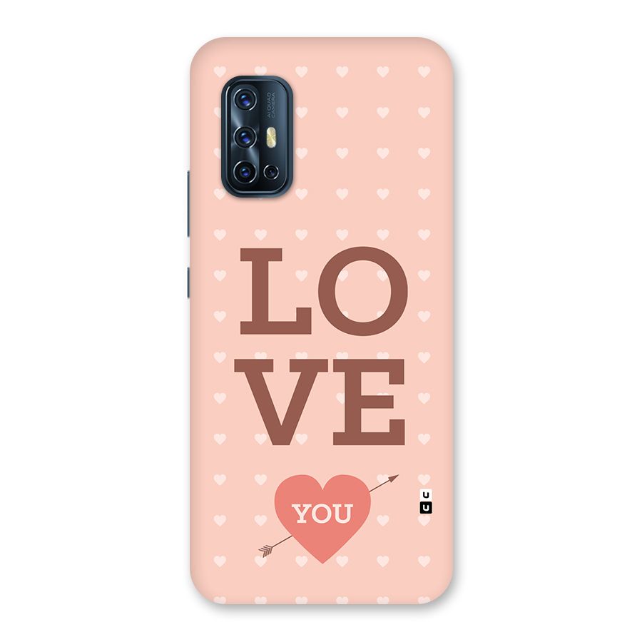 Love You Hearts Back Case for Vivo V17