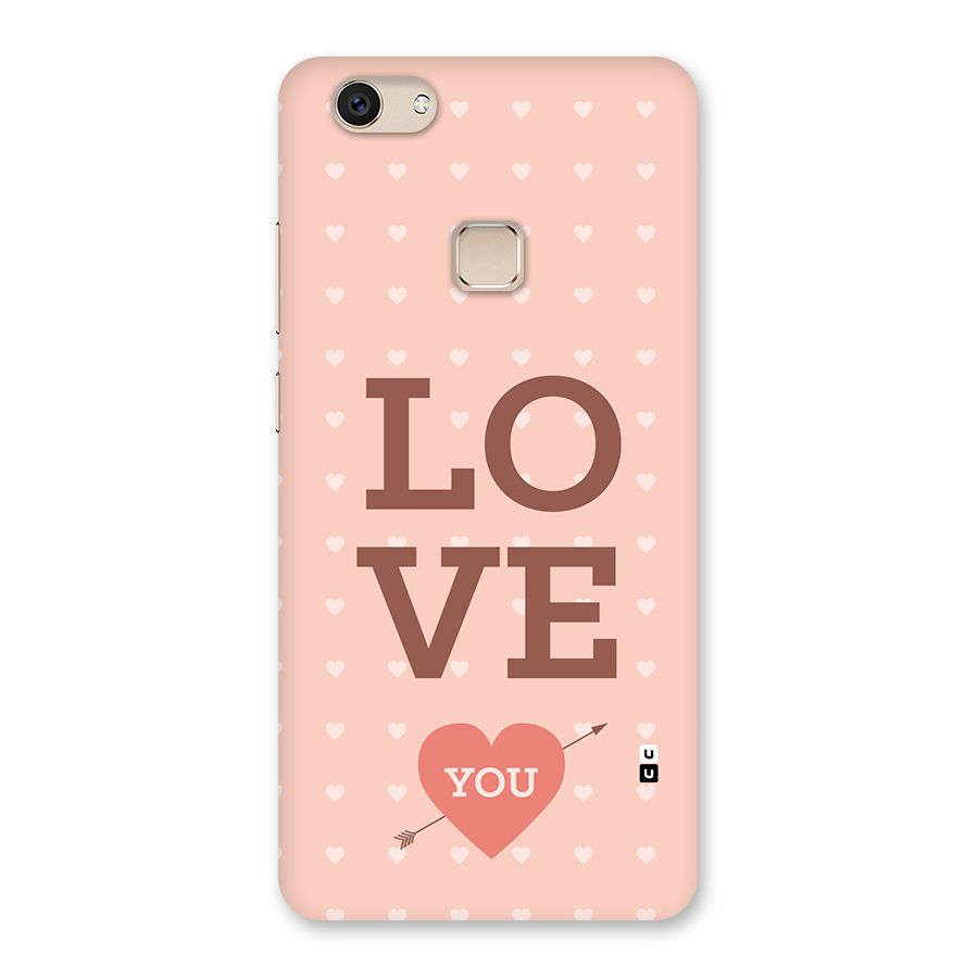 Love You Hearts Back Case for Vivo V7