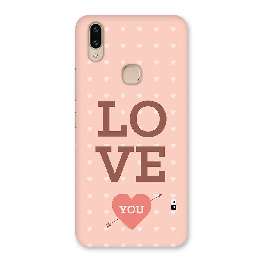 Love You Hearts Back Case for Vivo V9