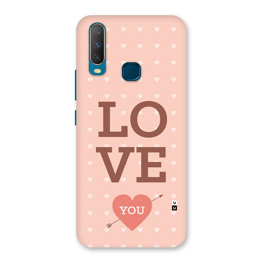Love You Hearts Back Case for Vivo Y11