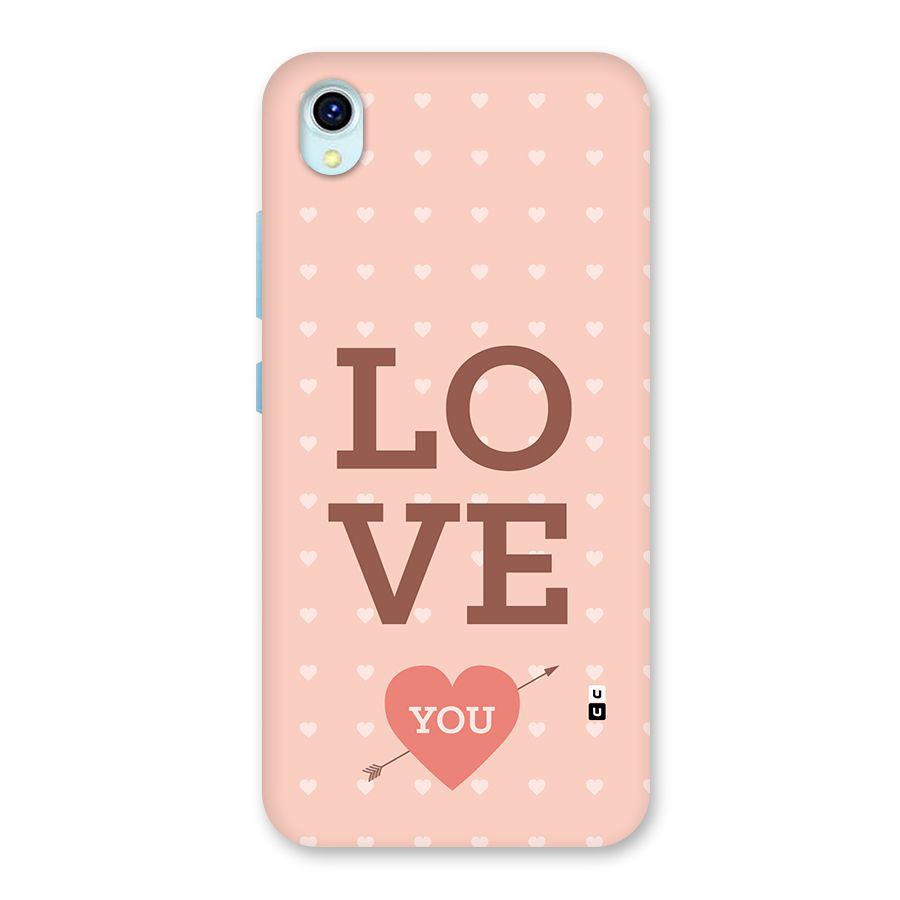 Love You Hearts Back Case for Vivo Y1s