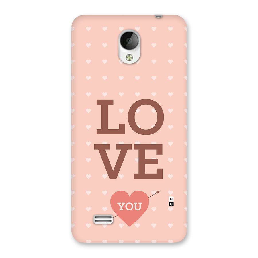 Love You Hearts Back Case for Vivo Y21
