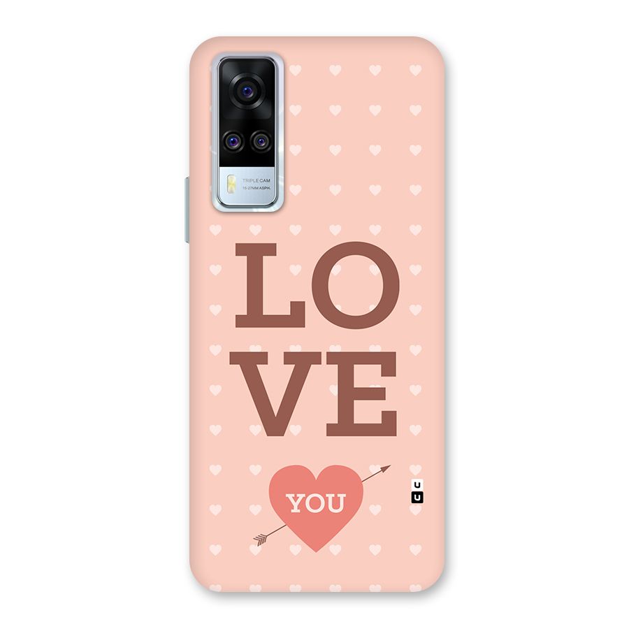 Love You Hearts Back Case for Vivo Y31