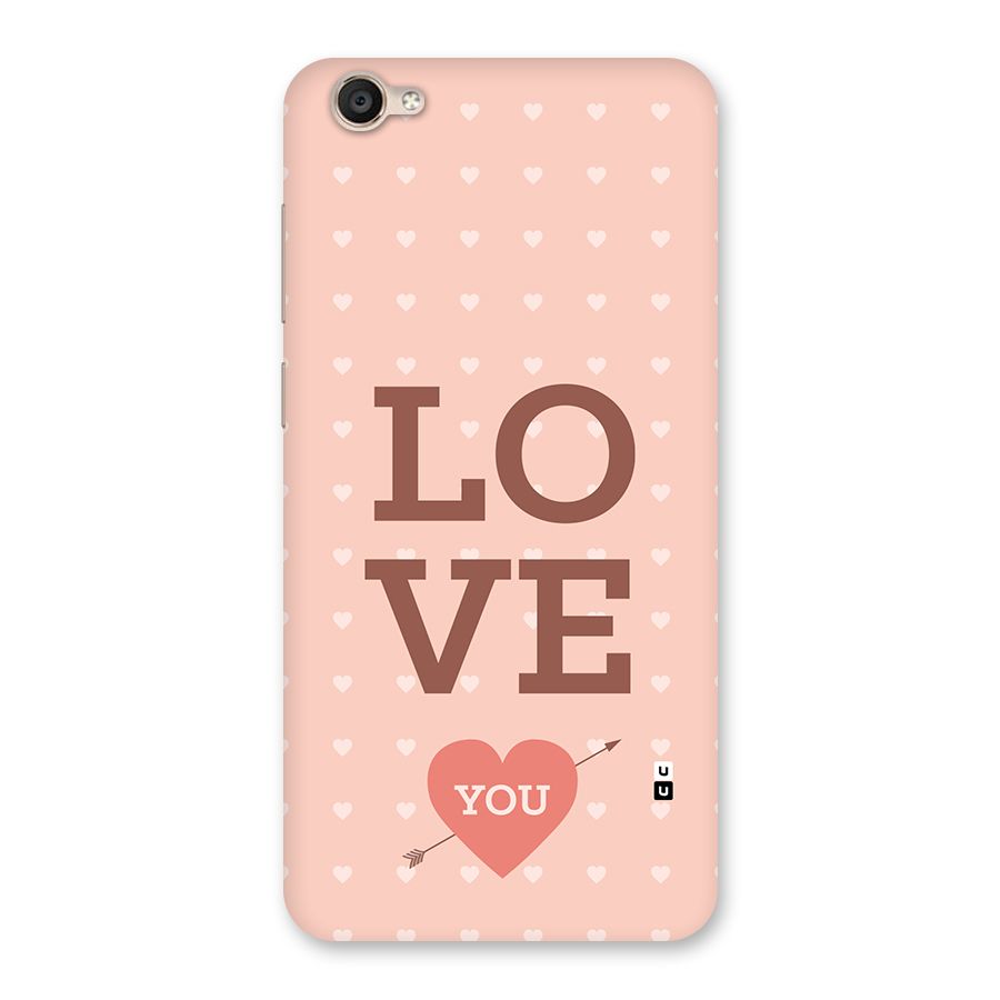 Love You Hearts Back Case for Vivo Y55L