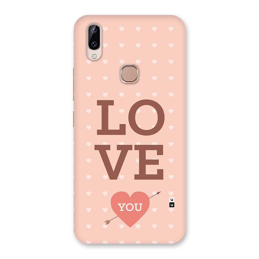 Love You Hearts Back Case for Vivo Y83 Pro