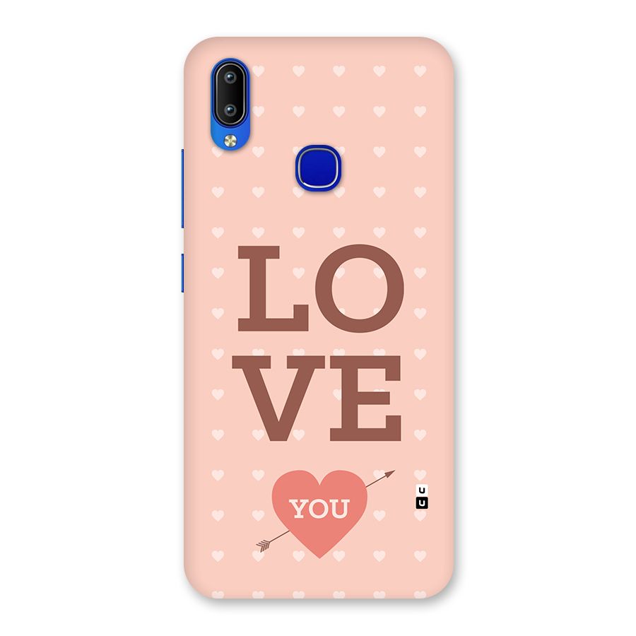 Love You Hearts Back Case for Vivo Y91