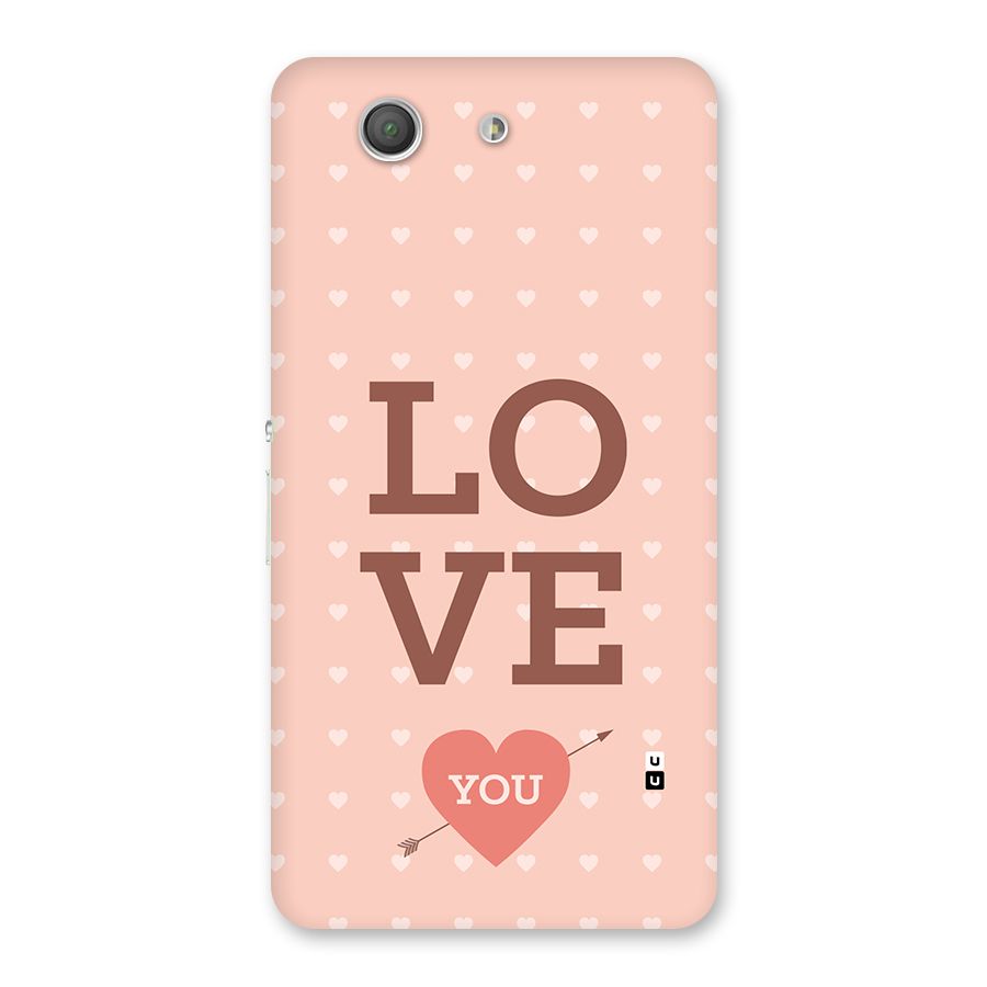 Love You Hearts Back Case for Xperia Z3 Compact