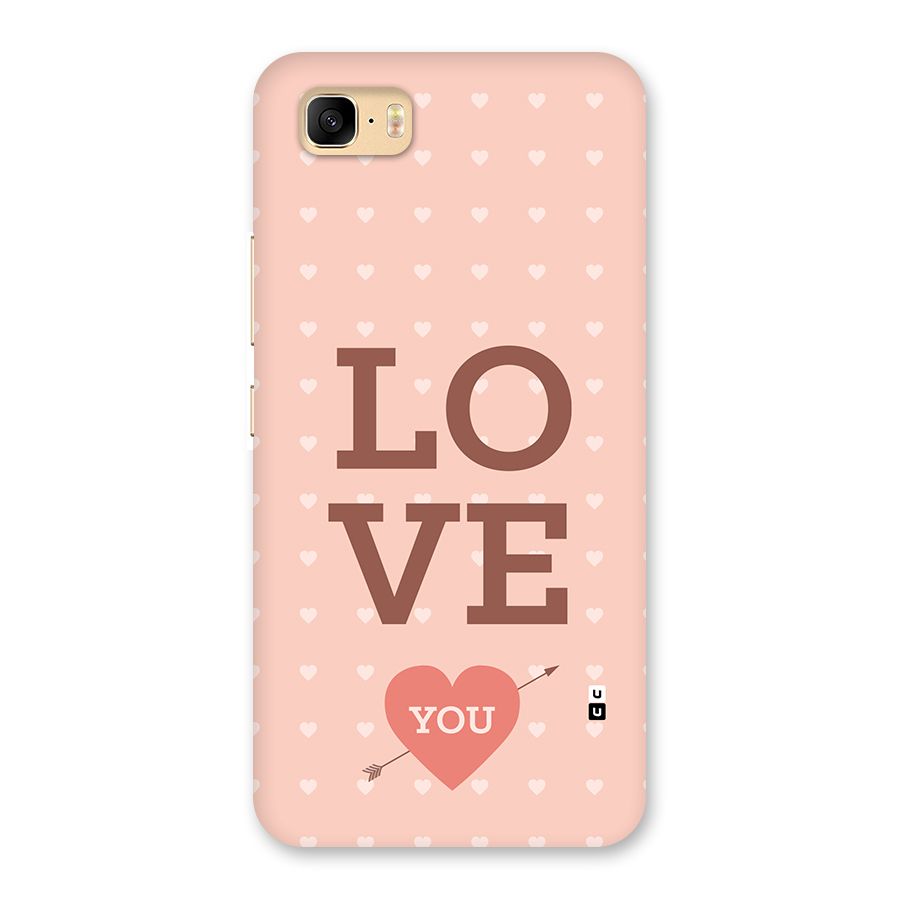Love You Hearts Back Case for Zenfone 3s Max