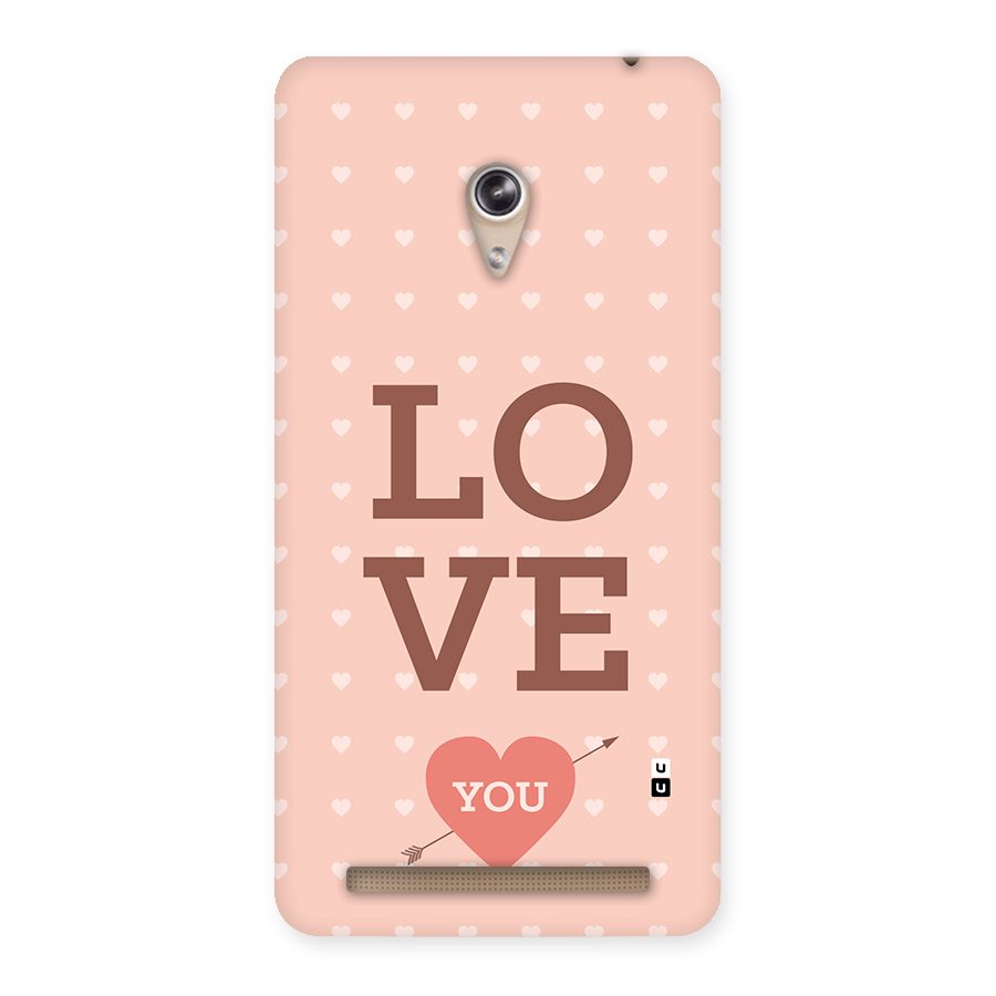 Love You Hearts Back Case for Zenfone 6