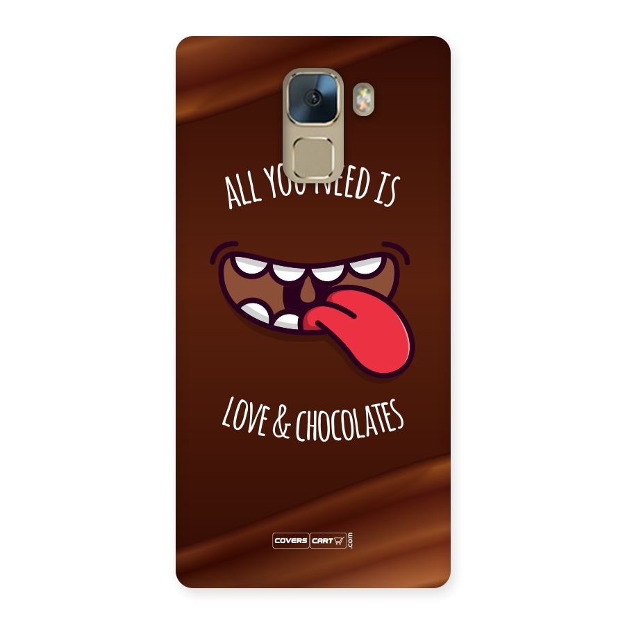Love and Chocolates Back Case for Huawei Honor 7