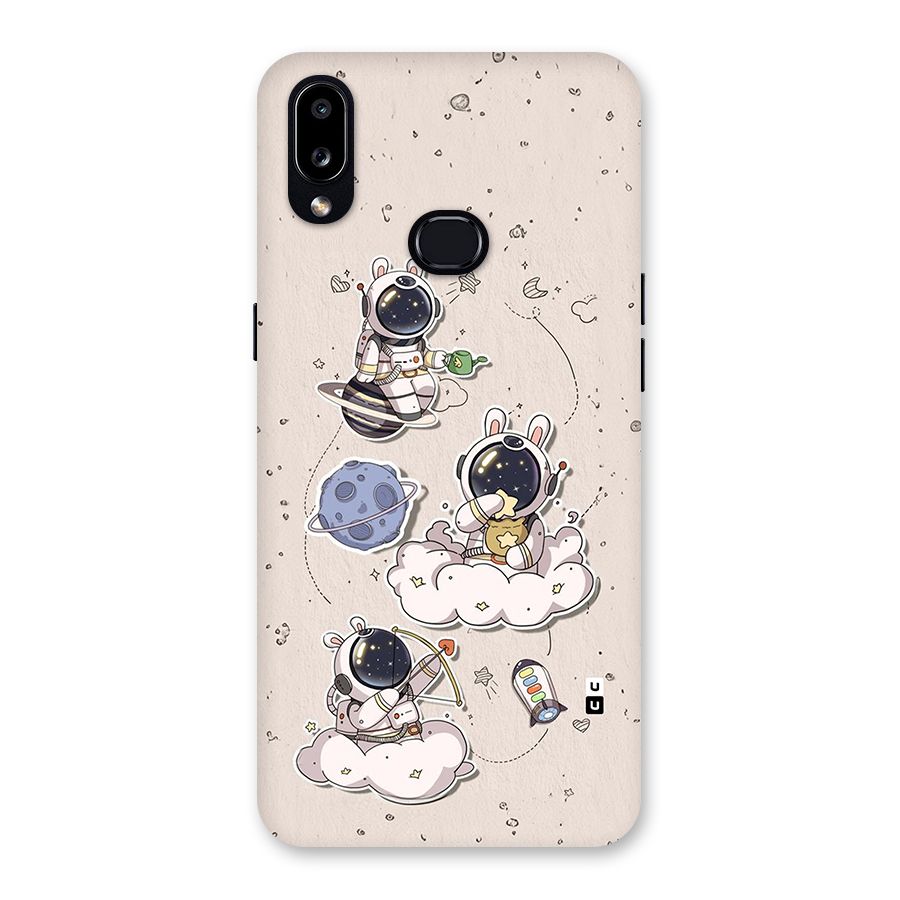 Lovely Astronaut Playing Back Case for Galaxy A10s