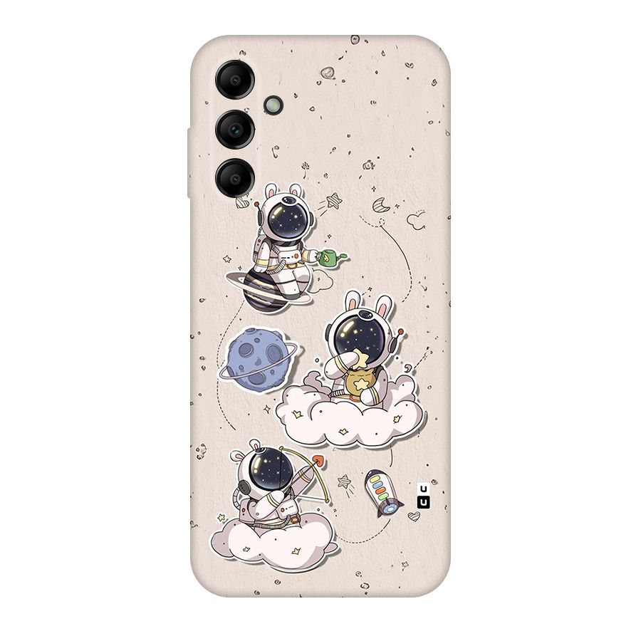 Lovely Astronaut Playing Back Case for Galaxy A14 5G