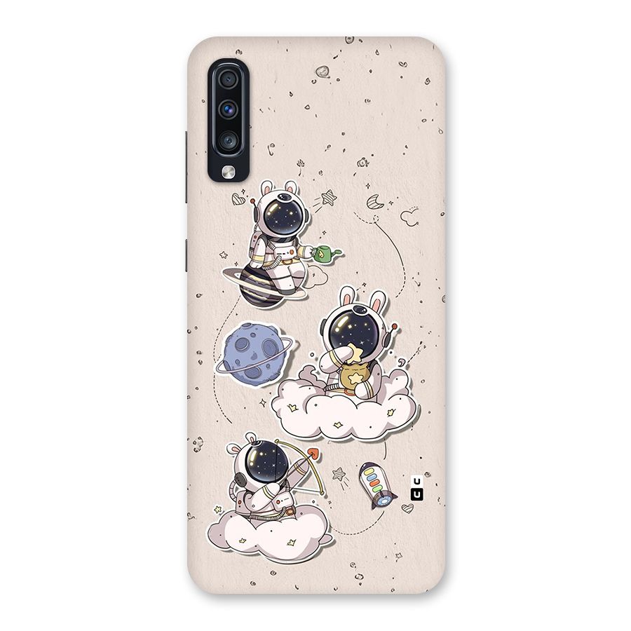 Lovely Astronaut Playing Back Case for Galaxy A70s