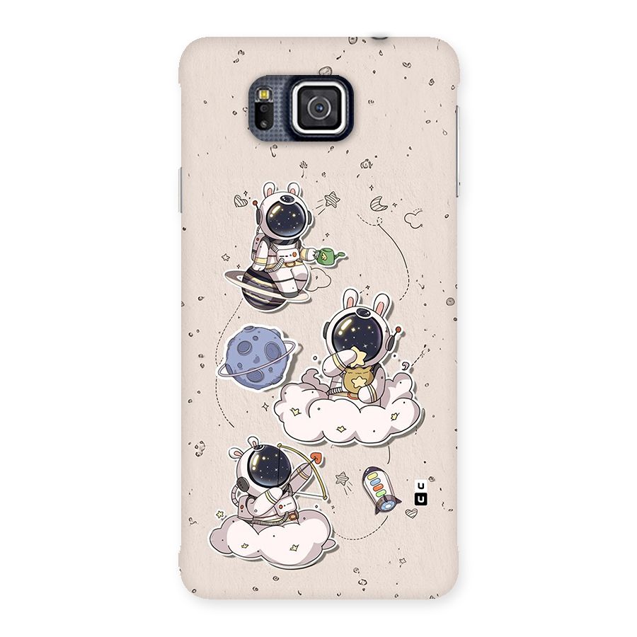 Lovely Astronaut Playing Back Case for Galaxy Alpha