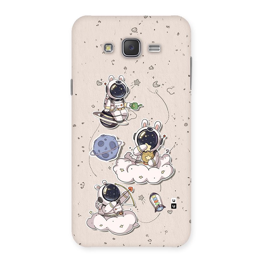 Lovely Astronaut Playing Back Case for Galaxy J7