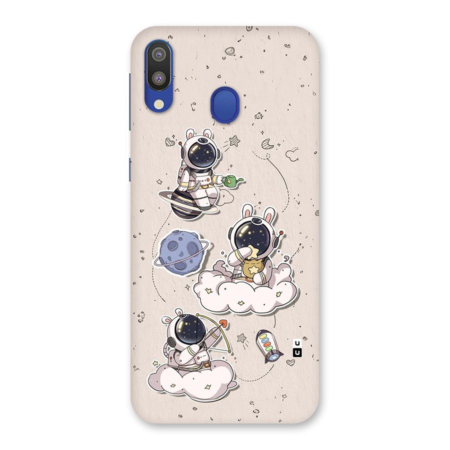 Lovely Astronaut Playing Back Case for Galaxy M20
