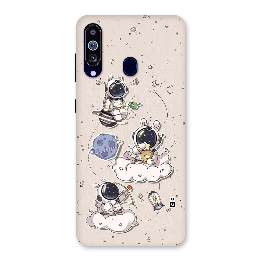 Lovely Astronaut Playing Back Case for Galaxy M40
