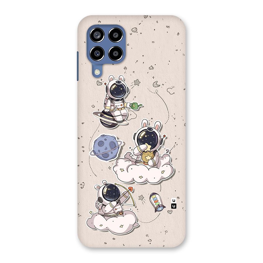 Lovely Astronaut Playing Back Case for Galaxy M53 5G