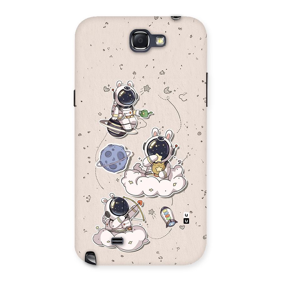 Lovely Astronaut Playing Back Case for Galaxy Note 2