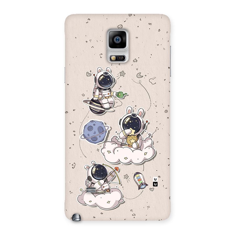 Lovely Astronaut Playing Back Case for Galaxy Note 4