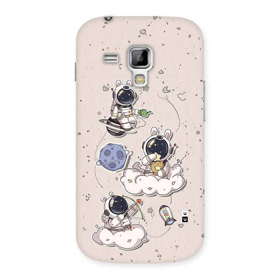 Lovely Astronaut Playing Back Case for Galaxy S Duos