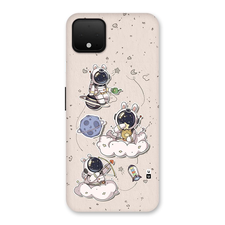 Lovely Astronaut Playing Back Case for Google Pixel 4 XL