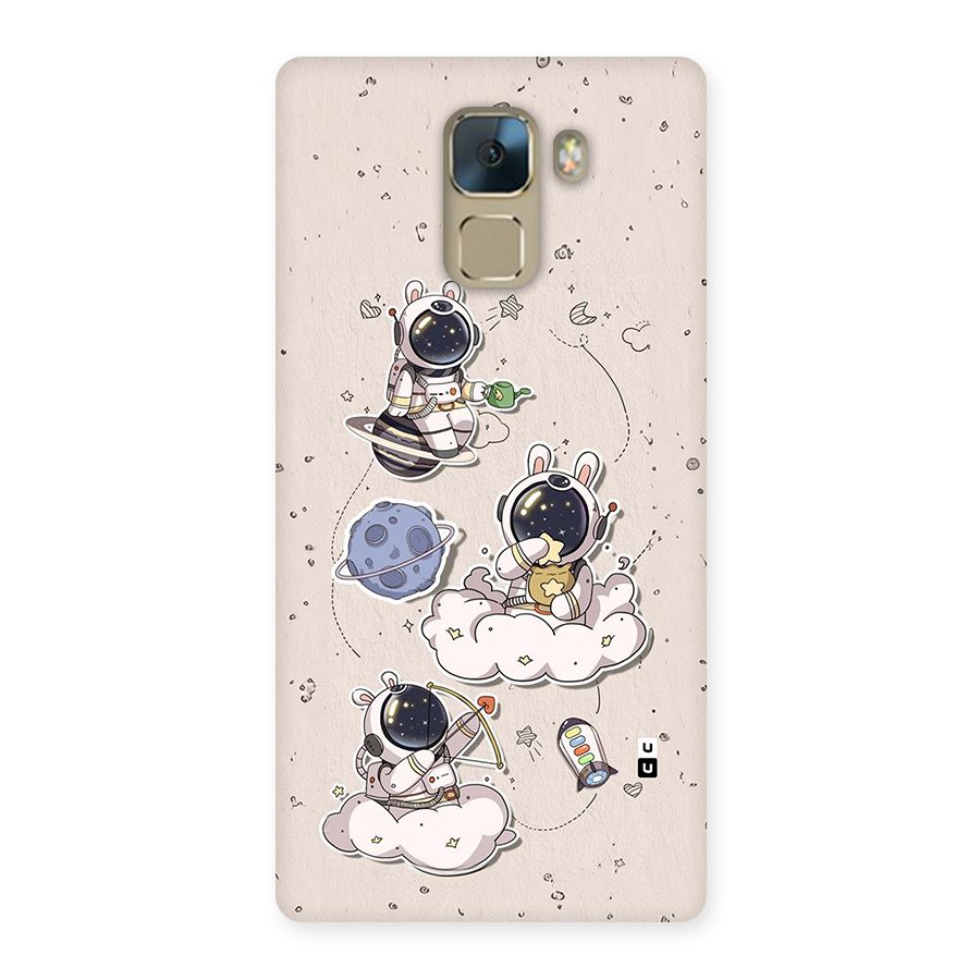 Lovely Astronaut Playing Back Case for Honor 7
