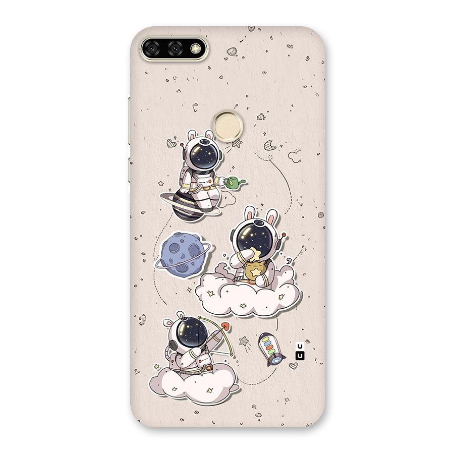 Lovely Astronaut Playing Back Case for Honor 7A