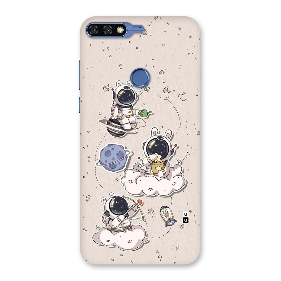 Lovely Astronaut Playing Back Case for Honor 7C