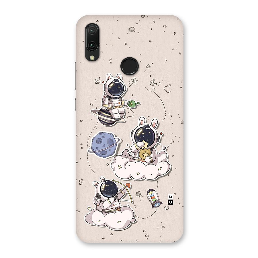 Lovely Astronaut Playing Back Case for Huawei Y9 (2019)