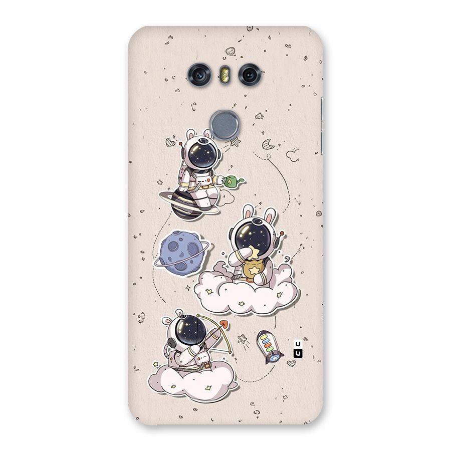 Lovely Astronaut Playing Back Case for LG G6