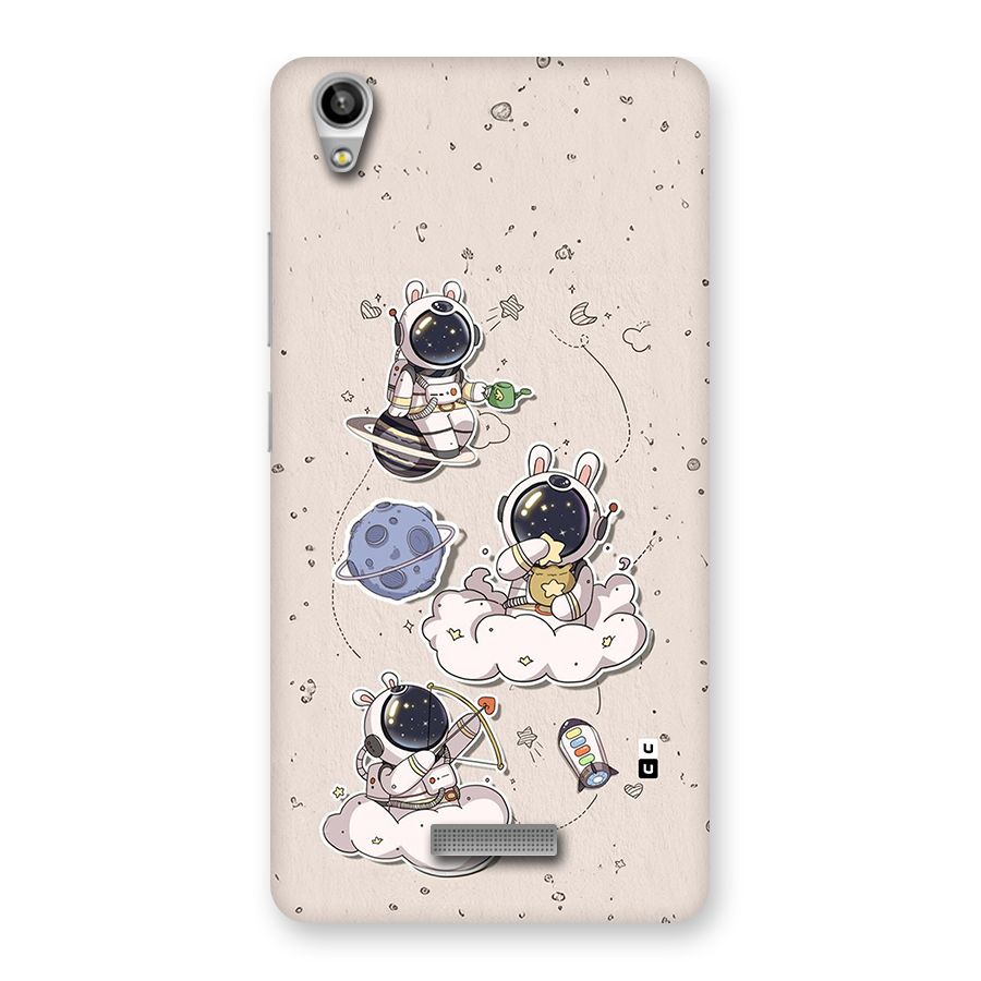 Lovely Astronaut Playing Back Case for Lava Pixel V1