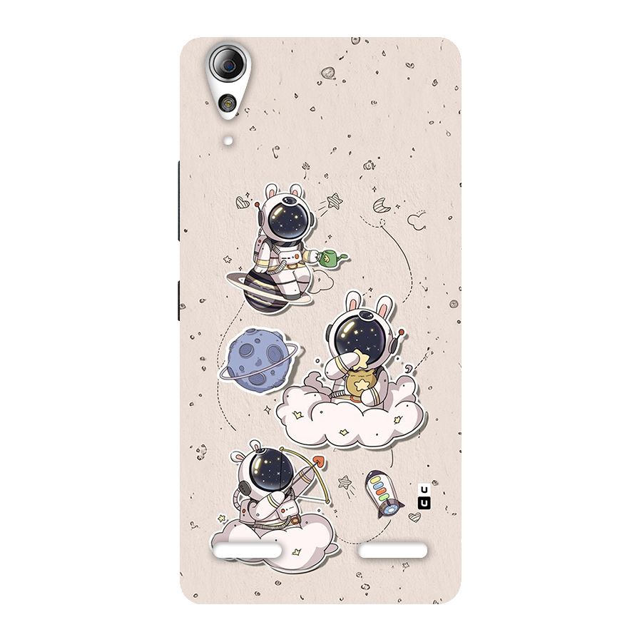 Lovely Astronaut Playing Back Case for Lenovo A6000 Plus