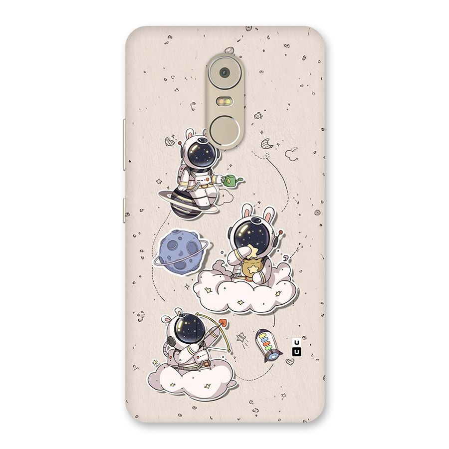 Lovely Astronaut Playing Back Case for Lenovo K6 Note
