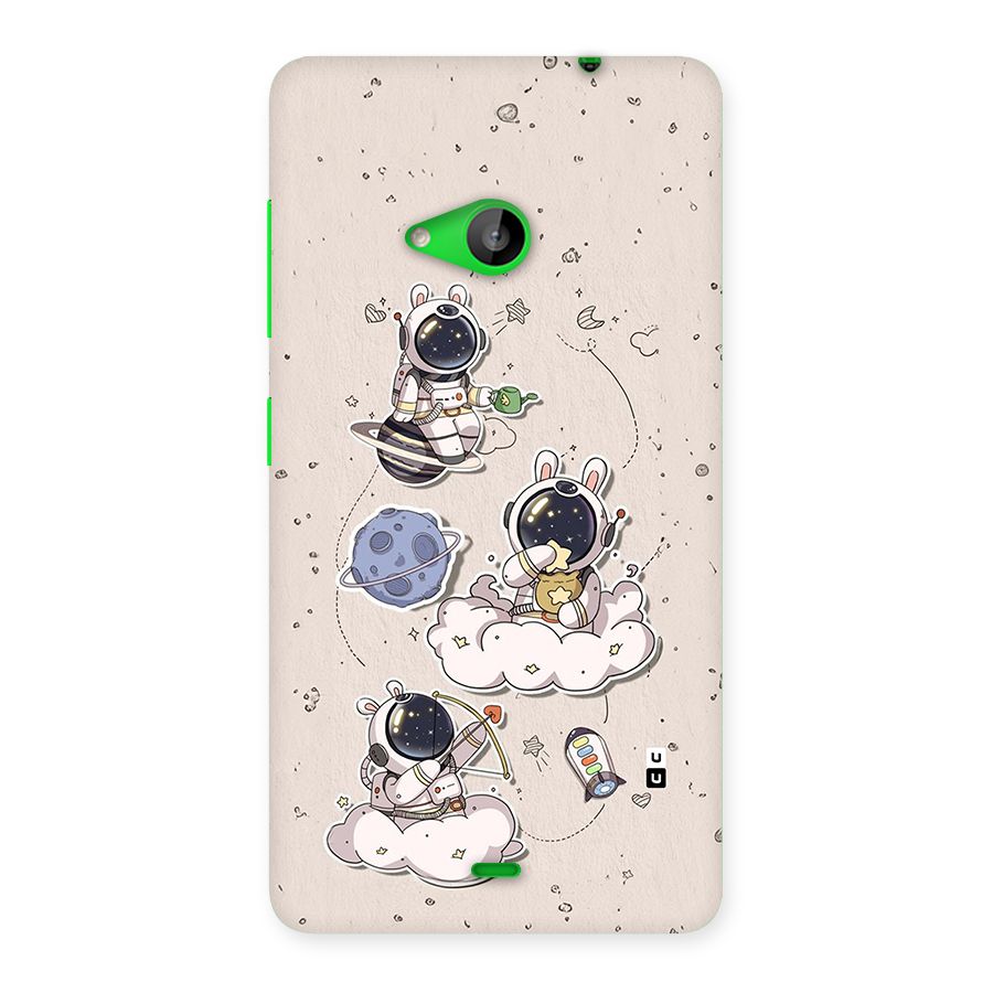 Lovely Astronaut Playing Back Case for Lumia 535