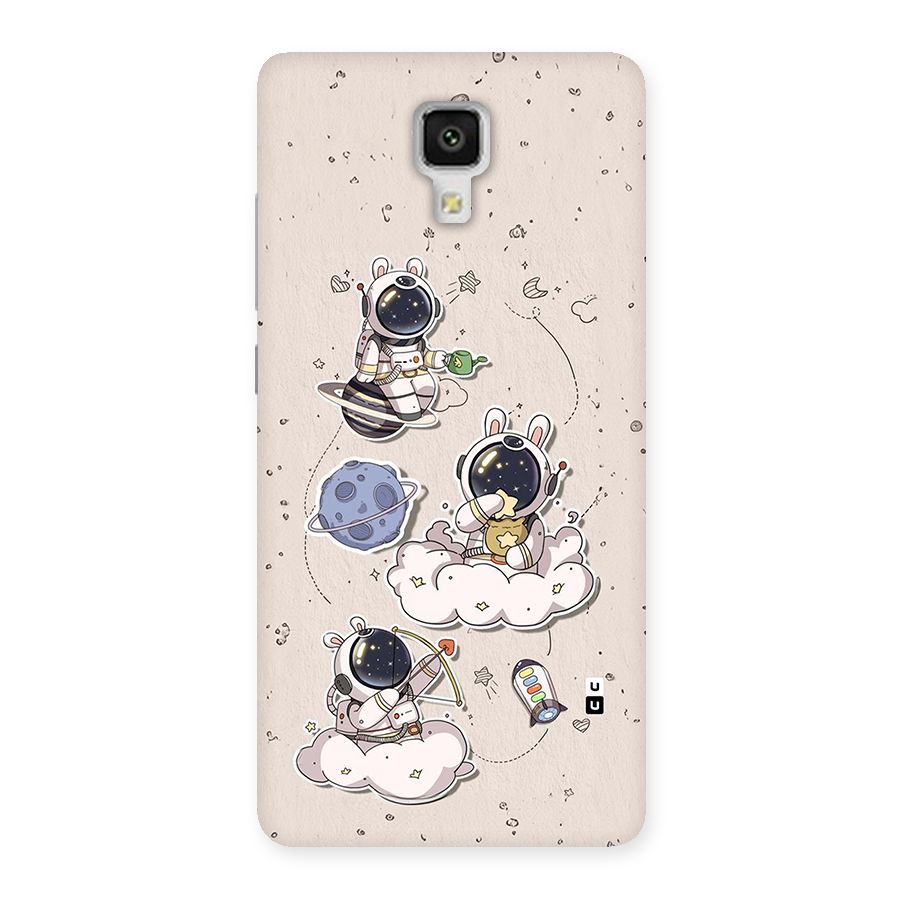 Lovely Astronaut Playing Back Case for Mi4