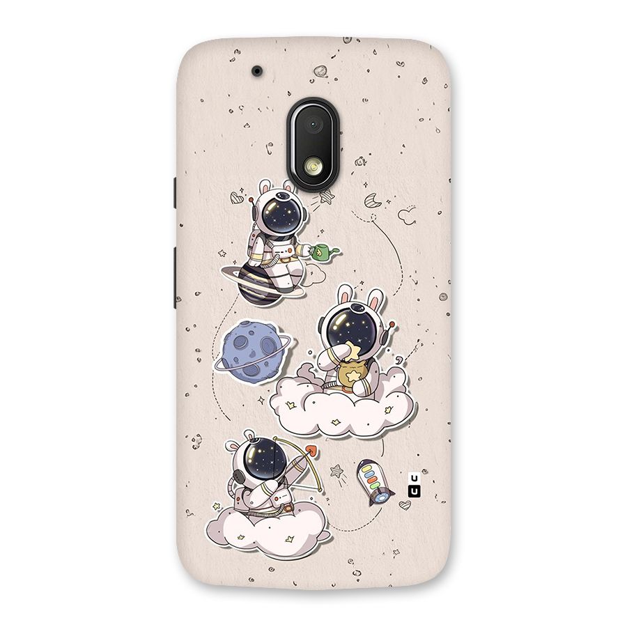 Lovely Astronaut Playing Back Case for Moto G4 Play
