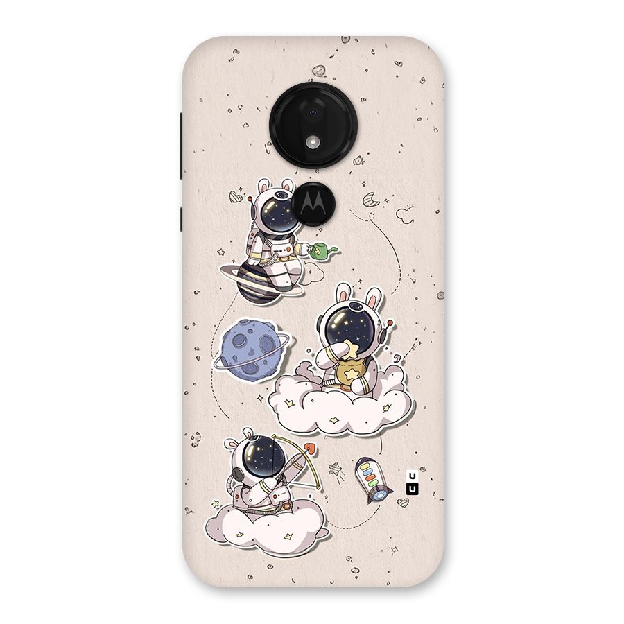Lovely Astronaut Playing Back Case for Moto G7 Power