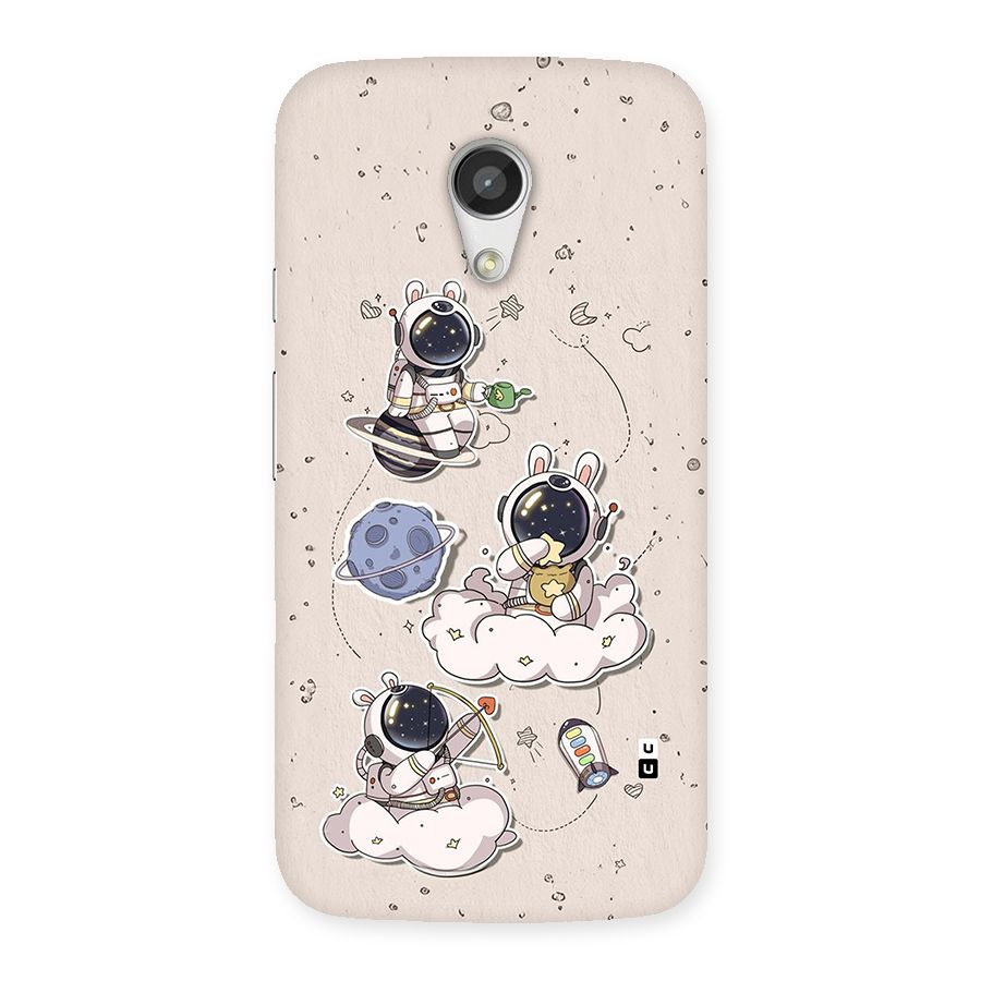 Lovely Astronaut Playing Back Case for Moto G 2nd Gen