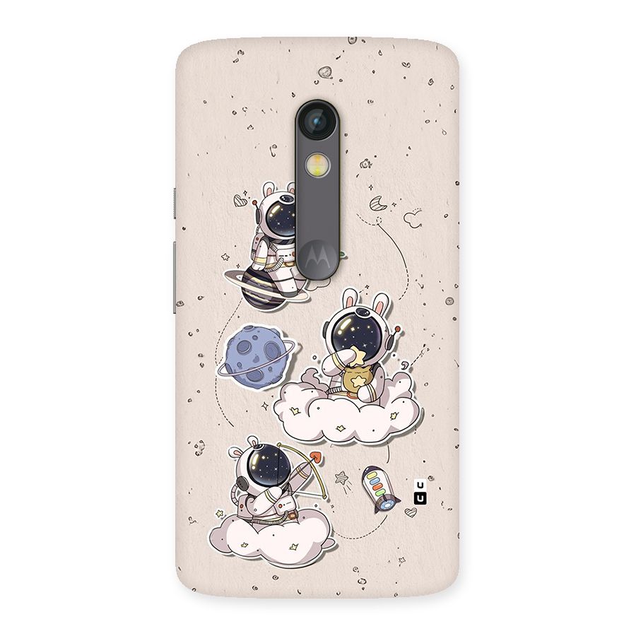 Lovely Astronaut Playing Back Case for Moto X Play