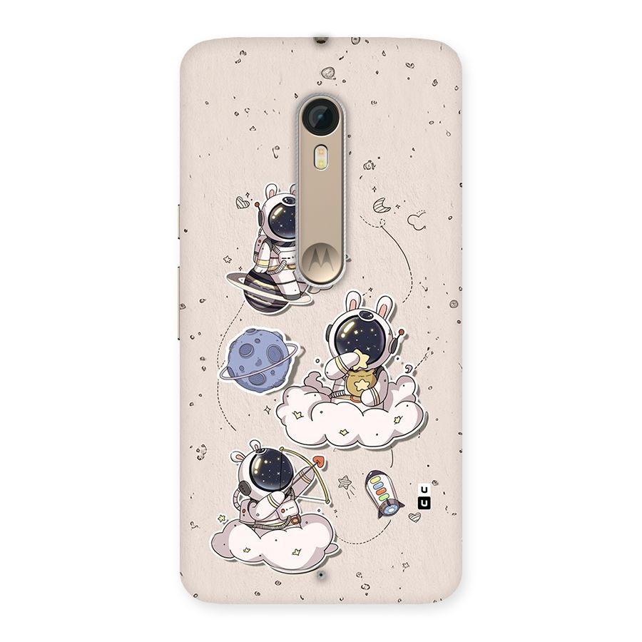 Lovely Astronaut Playing Back Case for Moto X Style